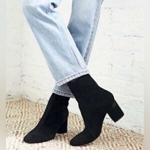 Vintage Free People day for night Platform Suede Boots size 37